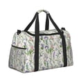 thumbnail image 2 of Disketp Wisteria Flower Bolsa de Viaje Tipo Duffle, Bolso de Mano para Fin de Semana para Mujer, Bolsa de Gimnasio Ligera para Hombre, Esencial para Viajes, 2 of 7