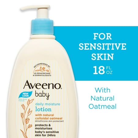 UPC 381371019410 product image for Aveeno Baby Daily Moisture Body Lotion for Sensitive Skin with Natural Colloidal | upcitemdb.com
