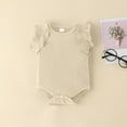 thumbnail image 4 of Durtebeua Baby Girls Summer Romper Toddler 2Pcs Clothes Cute T-Shirt Tops+Shorts Pants Outfits,0-1T, 4 of 7
