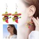thumbnail image 3 of Pendientes mexicanos para mujer con brillo, pimienta y cactus, 3 of 7