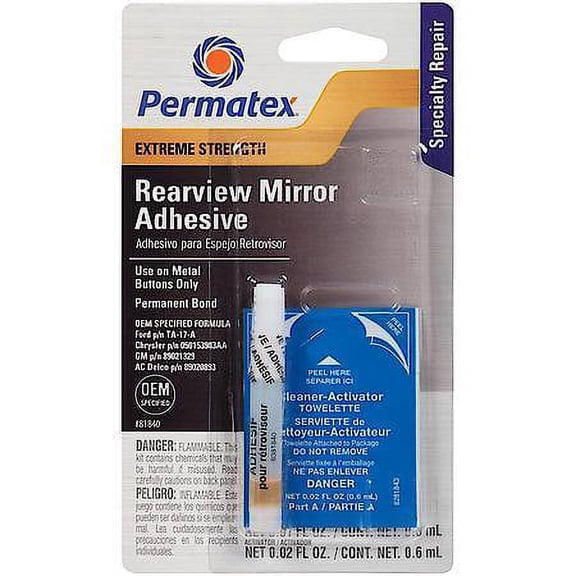 Permatex Extreme Rearview Mirror Professional Strength Adhesive Repair Kit - 81840