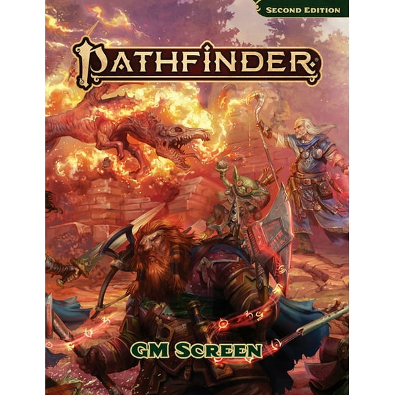 Pathfinder Rpg: Pathfinder Core GM Screen (P2), (Hardcover)