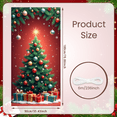 thumbnail image 5 of Decorative Design Christmas Gift Banner Festive Bow Holiday Background for Christmas Party Celebration Event Decoration, 5 of 8