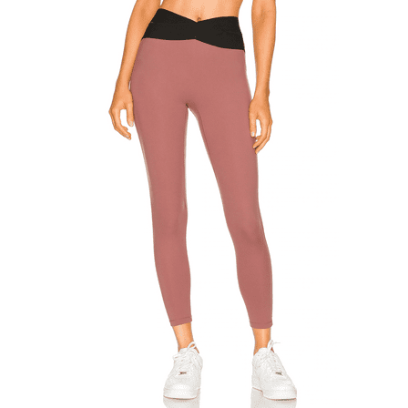 Le Ore Bandier WARM EARTH BLACK Women's Corso Crossover Legging 2XL