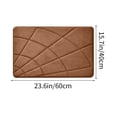 thumbnail image 3 of Fiudx Alfombrilla de Baño Impermeable, Suave Microfibra, Superabsorbente, Antideslizante, Cálida y Cómoda, Ideal para El Lavabo Del Baño, Decoración Del Hogar, Fácil de Limpiar y Lavable a Máquina., 3 of 6