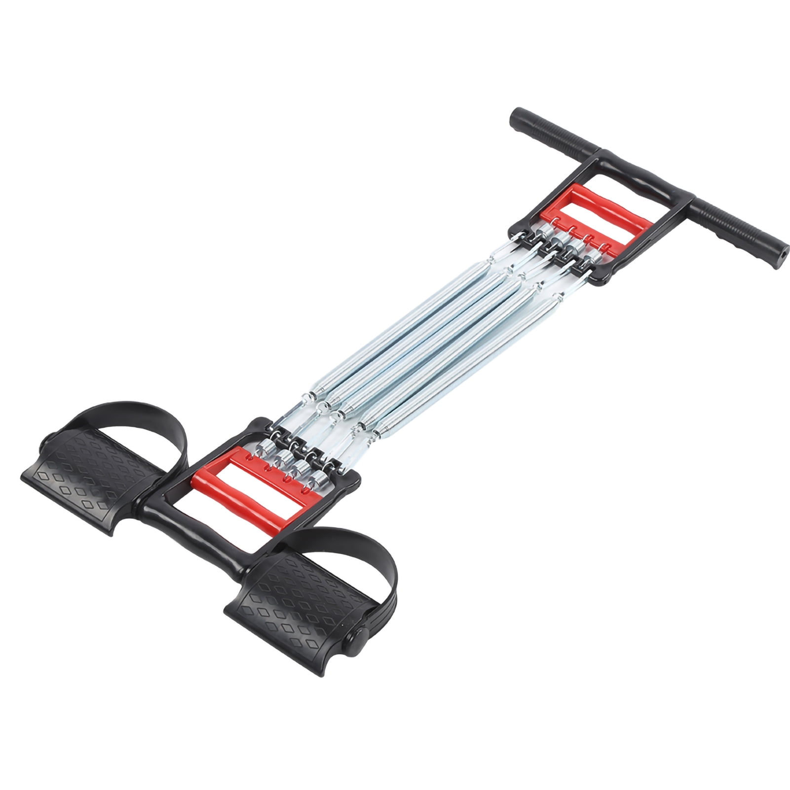 M Buder Multifunction Pedal Spring Chest Expander Three Purpose Fitness Equipment Removable Chest-Expanding Trainer for Home Gym Workouts Strength Training Elastic Band Pedal Puller