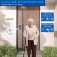 thumbnail image 5 of HWKTSMA Smart Lock, 4-in-1 Keyless Entry Door Lock for Front Door, Digital Door Lock with Keypad, Bluetooth and App Control Key Lock, 5 of 8