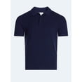 thumbnail image 5 of Free Assembly Men's Textured Polo Sweater with Short Sleeves, Sizes S-3XL, 5 of 6