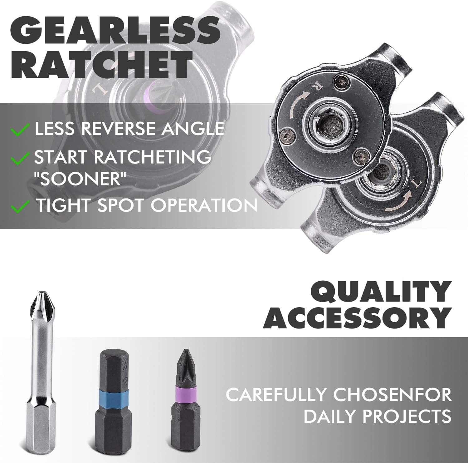 VMAN 40 in 1 Ratchet Screwdriver Set for Furniture Assembly Bicycle Electrical Repair Tool
