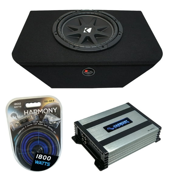 00-09 Honda S2000 Custom Fit Kicker Comp C12 Single 12 Sub Box & HA-A400.1 Amp