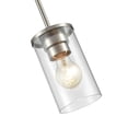thumbnail image 7 of Millennium Lighting  Verlana 1 Light Pendant Fixture in Multiple Finishes with a Clear Glass Shade Brushed Nickel Brushed Nickel, 7 of 7