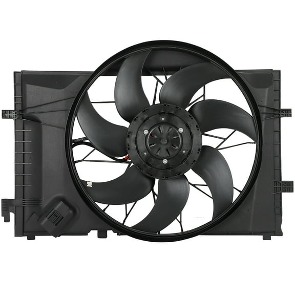 ECCPP 2035000293 Engine Radiator Cooling Fan for Mercedes-Benz 2003-2005 for C230 1.8L CLK320 3.2L 2002 for C230 2.3L 2006-2007 for C230 2.5L C280 3.0L C350 3.5L 2001-2005 for C240 2.6L C320 3.2L