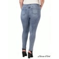 thumbnail image 4 of Alivia Ford Plus Size Jeans for Women – High Waisted Skinny Jeans for Women – 29” (14, Bentley Wash), 4 of 7