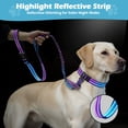 thumbnail image 6 of Heavy Duty Dog Leash, 4-7FT Shock Absorbing Bungee with 2 Padded Handles, Metal Carabiner & Seatbelt for Large Dogs, 6 of 7