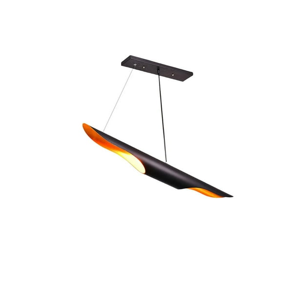 Bunblic Linear Pendant Light Chandelier Light, Display, Industrial Hanging Ceiling Light Fixture Hanging Lamp for Bedroom, Restaurant A