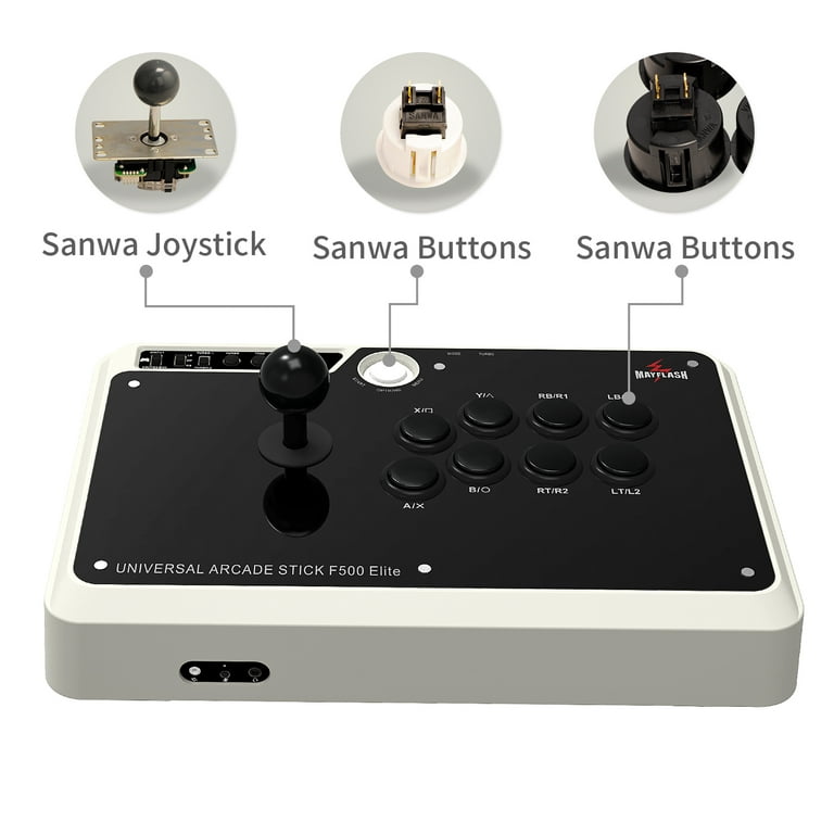 F300 Mayflash Arcade Fight Stick Joystick for PS4 PS3 XBOX ONE 360 PC :  : Video Games