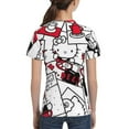 thumbnail image 6 of Hello Kitty T Shirts For Girls Boys, 3d Print Cartoon Graphics T Shirt, Youth Crewneck T-Shirt, Unisex Short Sleeve Top Tees Age 4-16 Years, 6 of 7