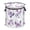Butterflies With Wildflowers, variant on Pop-Up Collapsible Laundry Hamper With Zippered Lid Dual Handles 50L Purple