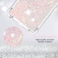 thumbnail image 2 of Case for Samsung Galaxy A52 Bumper Cover Sparkly Glitter Bling Flowing Liquid, 2 of 5