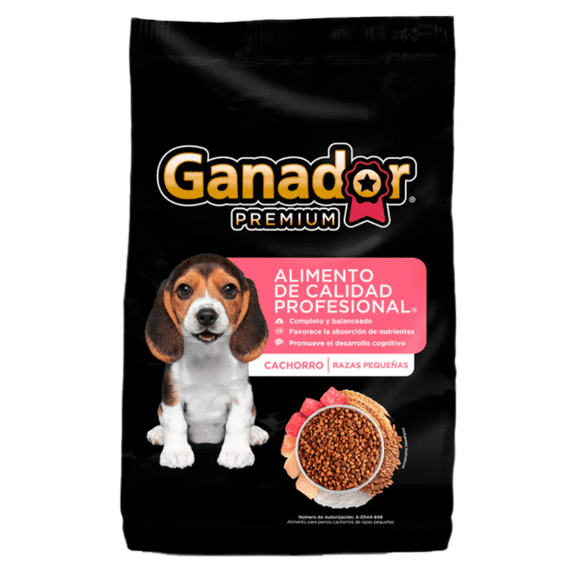 Croquetas Para Perro Ganador Premium Cachorro Razas Pequeñas 20 Kg