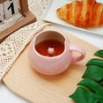 thumbnail image 6 of 12oz Cute Cat Mug with Surprise 3D Kitten Inside - Ceramic Coffee Cup with Gold Whiskers - Lead-Free Dishwasher Safe Gift for Her - Pink, 6 of 11