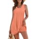 thumbnail image 2 of Vestido de playa BKRIVE para mujer, traje de baño Coverup, naranja, 3XL, 2 of 5