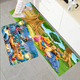 thumbnail image 2 of Felpudo de franela con estampado gráfico de Winnie The Pooh para baño, cocina, entrada, decoración del hogar, 2 of 5