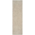 thumbnail image 3 of SAFAVIEH Luxe Paxton Solid Plush Polyester Shag Runner Rug, Bone, 2'3" x 10', 3 of 7