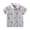 Z-Grey1194, variant on Infant Boy's Tshirt School Cartoon Graphic Short Sleeve Lapel Tee Streetwear Comfortable T Shirt Gray