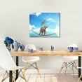 thumbnail image 5 of Lsque Elephant Giraffe Print Wall Art – Decorative Picture for Living Room, Bedroom, and Office (Horizontal), 5 of 6