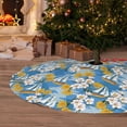 thumbnail image 6 of Sikiie Flower and Sail Boat 30-48 inches {designName} Print Christmas Tree Skirt Snowman Xmas Tree Skirt with Edge Christmas Decorations for Holiday Party36", 6 of 7