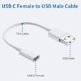thumbnail image 3 of 3Pcs USB C Female to USB Male Adapter Charger Cable Adapter, 3 of 7