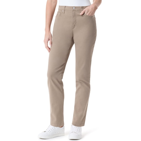Jeans Gloria Vanderbilt Amanda Tiro Alto Avellana Talla 16 Mujer