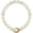 White, variant on Acrylic Necklace for Women Chunky Beaded Necklace Vintage Boho Short Choker Necklace Ideal Jewelry Gift for Women(White)