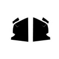 thumbnail image 5 of Rvinyl Tail Light Tint Covers Compatible with Volvo S60 2005-2009 - Matte Smoke, 5 of 10