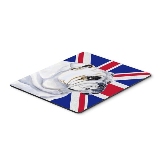 Carolines Treasures LH9471MP "English Bulldog with English Union Jack British Flag Mouse Pad Hot Pad or Trivet" Large