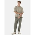 thumbnail image 2 of No Boundaries Twill Jogger Pants, Men’s and Big Men’s, Sizes XS-5XL, 2 of 5