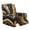 Black and Gold-Marble Print, variant on LedBack Marble Print Recliner Chair Covers Washable Non Slip Lazy Boy Recliner Covers Stretch Reclining Covers with Storage Pocket, Black and Gold