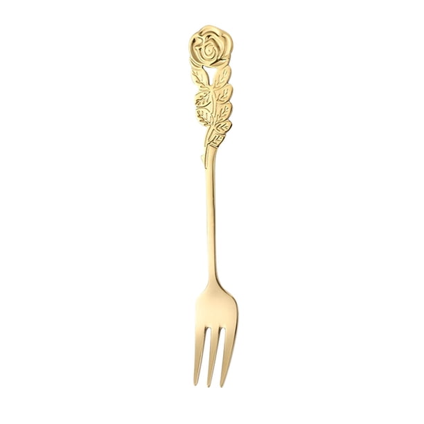 Conjunto de Regalo de Café Navidad Acero Inoxidable Cuchara de Rosa Tenedor Cucharas de Agitación de Café Postre Tenedores Regalos de Navidad Accesorios de Cocina Decoración de Vajillas Conjunto de Re