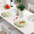 thumbnail image 5 of Round Placemats Plate Mats 15 Inch Non-Slip Heat Resistant Washable PVC Set Table Decoration for Kitchen Dining Easter Chick with Eggs, 5 of 6