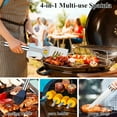 thumbnail image 3 of 27pcs Heavy Duty Grilling Gifts for Men Dad Fathers Day, Extra Thick BBQ Accessories Tools Set, Stainless Steel Grill Utensils Kit with Meat Claws, Carrying Bag for Outdoor Camping Silver, 3 of 6