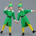 thumbnail image 4 of Nueva ropa navideña para niños, vestido de princesa, otoño e invierno, manga larga, grueso, elfo navideño, ropa de actuación masculina, 4 of 4