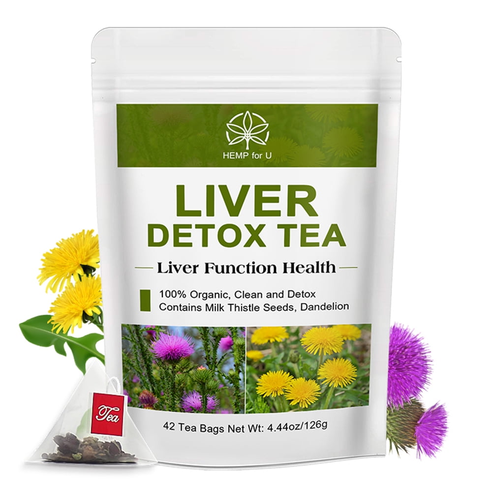 HFU Liver Detox Tea Liver Cleanse Tea For Liver Support 42 Tea Bags 7-healthy-tea-coffee-and-hot-beverages-to-keep-you-warm-this-winter
