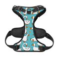 thumbnail image 5 of Lsque Cartoon Funny Goose Dog Harness, No-Pull Pet Harness with 2 Leash Clips, Adjustable Soft Padded Dog Vest with Easy Control Handle for Large Dogs-, 5 of 9