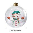 thumbnail image 2 of XWSHYW Decoraciones para El Hogar Bolas Navideñas Inflables de Pvc 60 Cm para Decoración de Fiestas, Decoración de Patios, 2 of 6