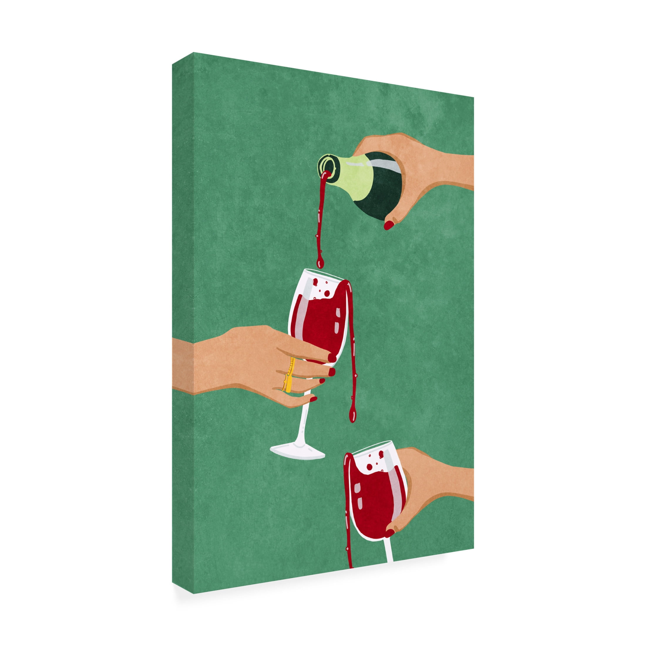 Trademark Fine Art Raissa Oltmanns  Cheers Girls Canvas Wall Art
