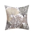 thumbnail image 1 of Unique Bargains Soft Polyester Modern Coral Coastal Beach Printed Throw Pillowcase, 18' x 18',  1 Piece, 1 of 9