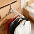 thumbnail image 5 of ERK 1Pcs Foldable Five Hole Rack Portable Rack Travel Rack Wardrobe Storage Rack Suitable For Indoor Dormitories, 5 of 5