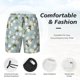 thumbnail image 3 of Balery Tulips Flowers Bañador para hombre, shorts de playa de secado rápido con entrepierna y forro de compresión-XX-Large, 3 of 6