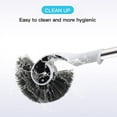 thumbnail image 5 of Seahorse Bathroom Toilet Brush And Holder Bowl Bristles For Floor Mounted Accessories With Durable Long Handled Cleaning WC Tool, 5 of 6